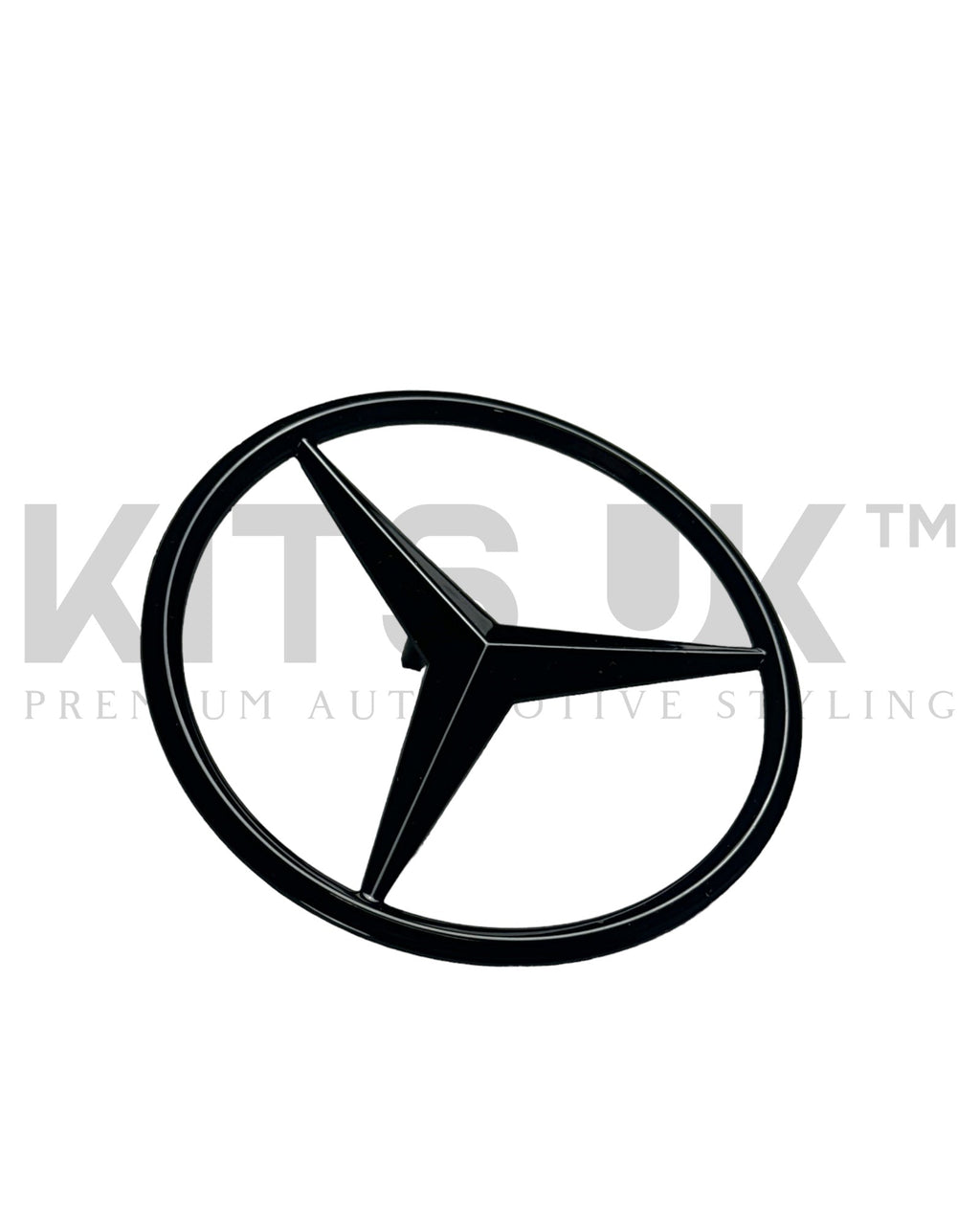 Mercedes C63 C43 Gloss Black Tailgate Star Badge