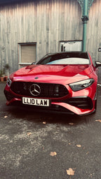 Mercedes W177A35 LCI Panamericana Grille Gloss Black & Chrome