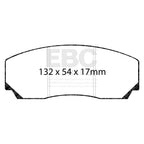 EBC Yellowstuff Apollo-4 300/330/355mm Big Brake Kit Replacement Brake Pads DP4002R