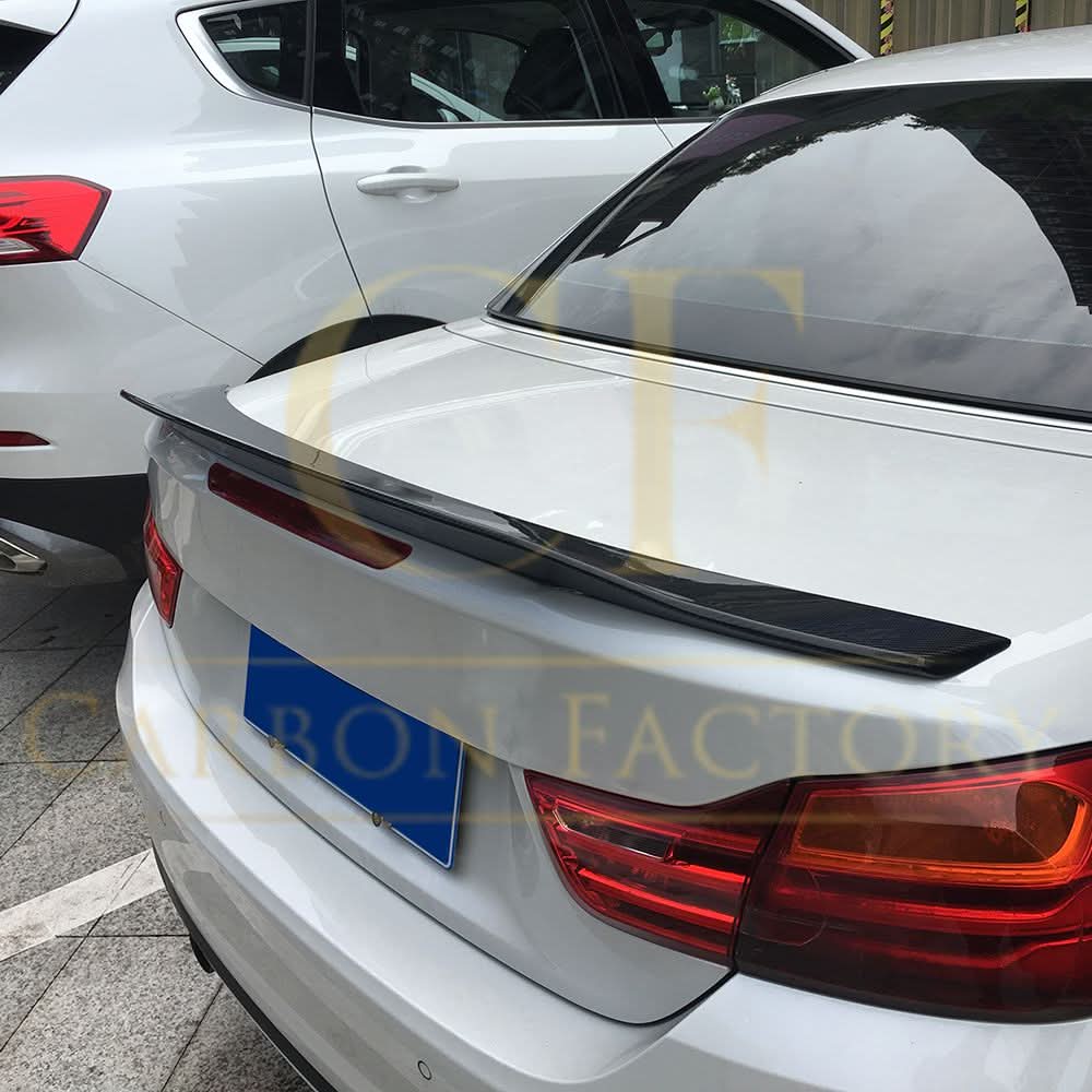 DS Style Carbon Fibre Boot Spoiler for BMW 4 Series F33 Convertible inc F83 M4 14-20