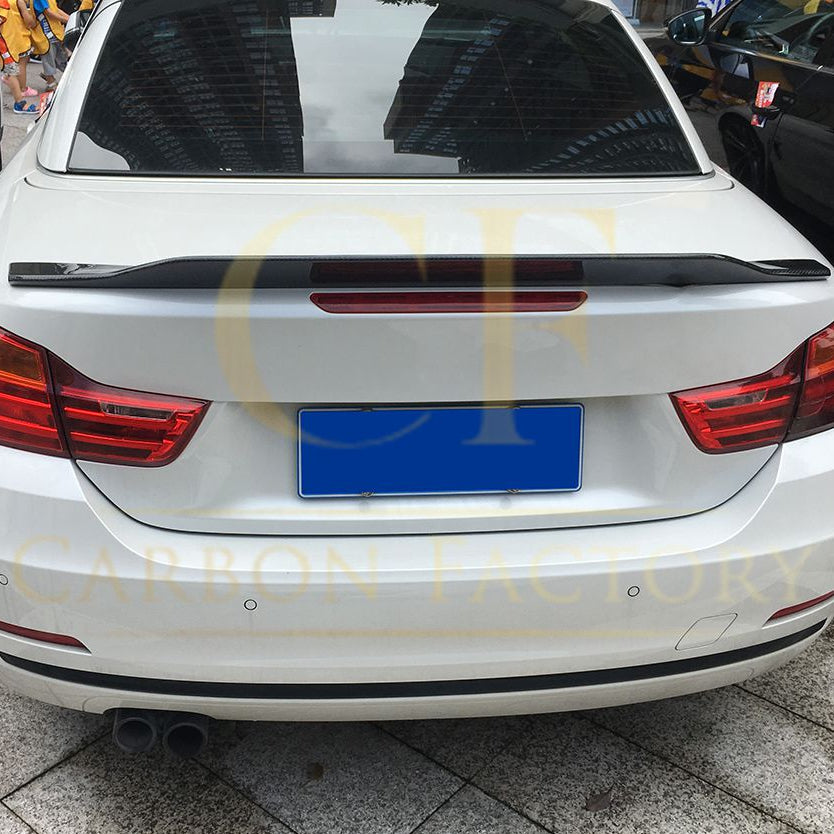 DS Style Carbon Fibre Boot Spoiler for BMW 4 Series F33 Convertible inc F83 M4 14-20