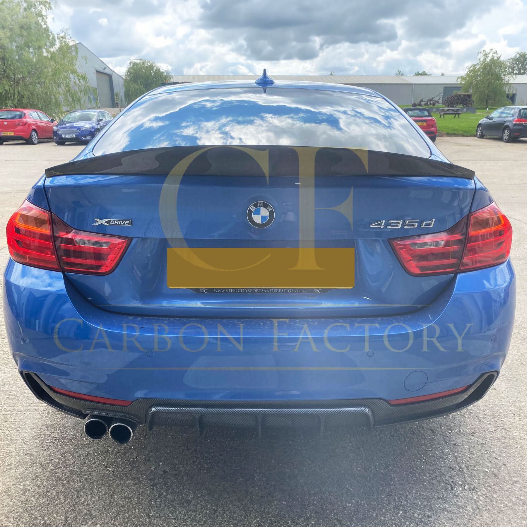 DS Style Carbon Fibre Boot Spoiler for BMW 4 Series F36 Gran Coupe 14-20