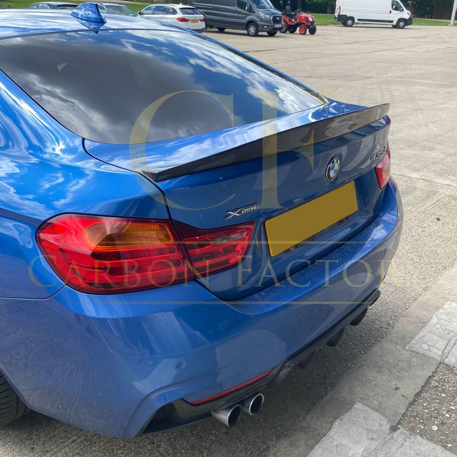DS Style Carbon Fibre Boot Spoiler for BMW 4 Series F36 Gran Coupe 14-20