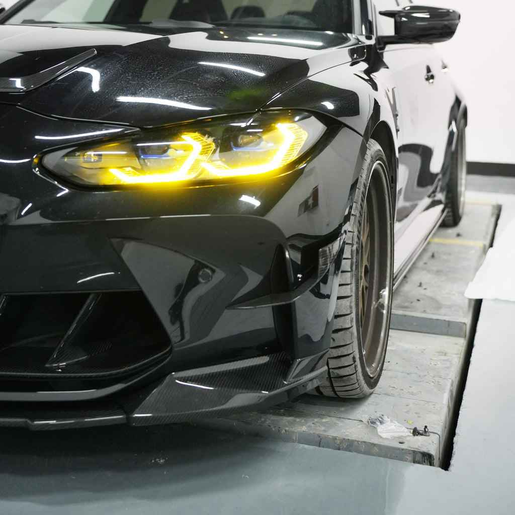 MAD Style Dry Carbon Fibre Front Canards for BMW G80 M3 G82 G83 M4 21-Present