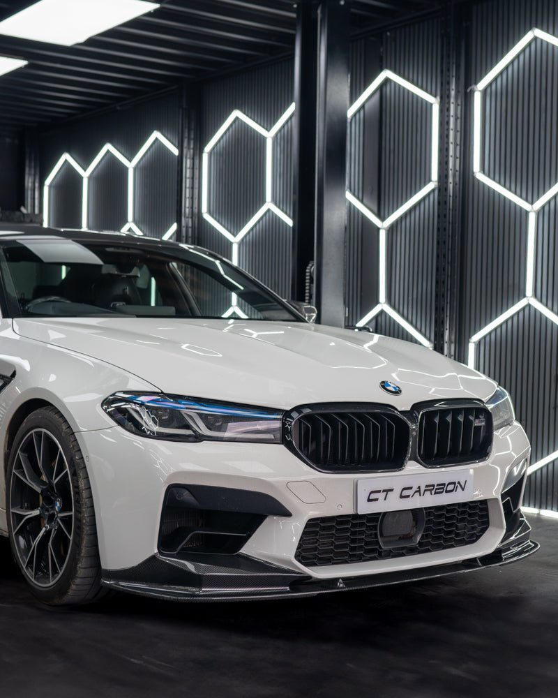 BMW F90 M5 & M5C LCI CARBON FIBRE SPLITTER - 3D STYLE