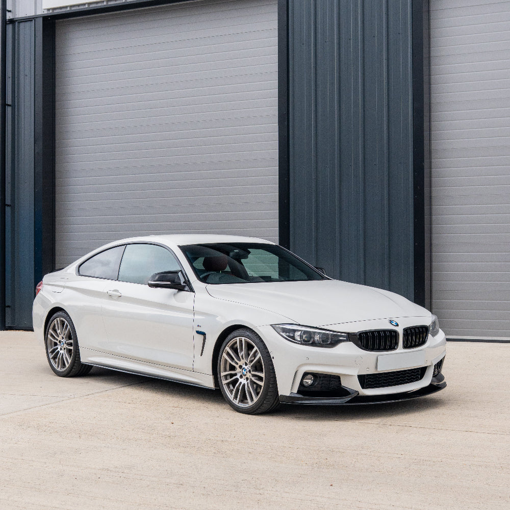 BMW 4 SERIES F32/F33/F36 GLOSS BLACK SIDE SKIRTS - MP STYLE - BLAK BY CT CARBON
