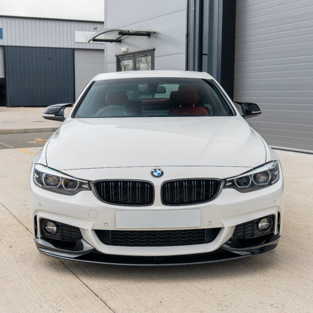 BMW M4 F82 / F83 & F32/F33/F36 4 SERIES DOUBLE SLAT BLACK GRILLES - BLAK BY CT CARBON
