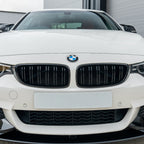 BMW M4 F82 / F83 & F32/F33/F36 4 SERIES DOUBLE SLAT BLACK GRILLES - BLAK BY CT CARBON