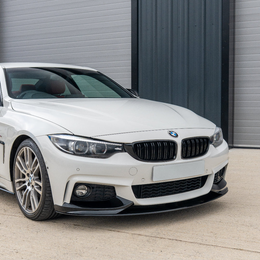 BMW M4 F82 / F83 & F32/F33/F36 4 SERIES DOUBLE SLAT BLACK GRILLES - BLAK BY CT CARBON