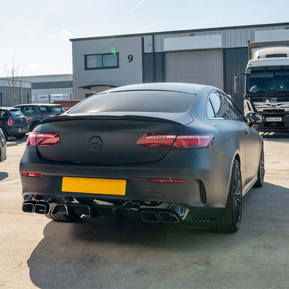 MERCEDES C238 2017-2020 E-CLASS COUPE QUAD TIP DIFFUSER