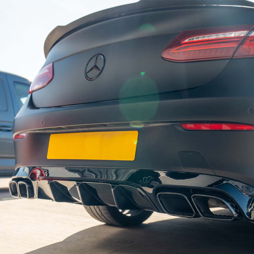 MERCEDES C238 2017-2020 E-CLASS COUPE QUAD TIP DIFFUSER