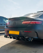 MERCEDES C238 2017-2020 E-CLASS COUPE QUAD TIP DIFFUSER
