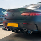 MERCEDES C238 2017-2020 E-CLASS COUPE QUAD TIP DIFFUSER
