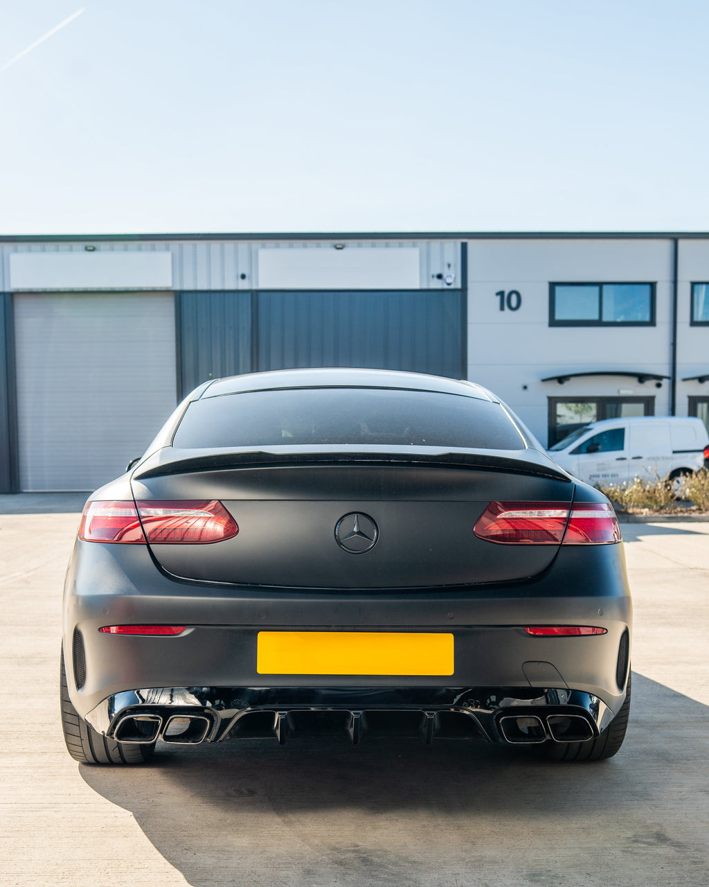 MERCEDES C238 2017-2020 E-CLASS COUPE QUAD TIP DIFFUSER