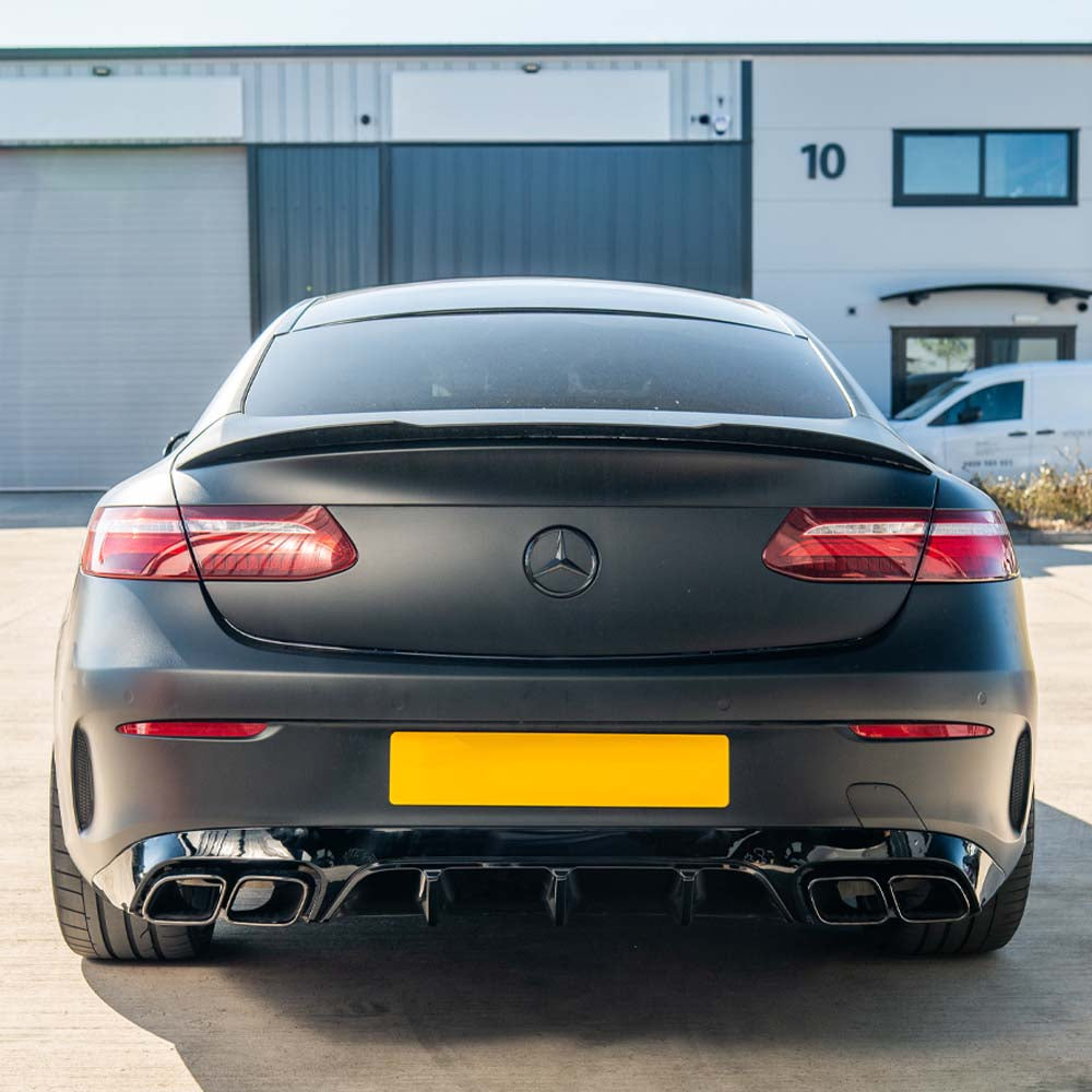 MERCEDES C238 2017-2020 E-CLASS COUPE QUAD TIP DIFFUSER
