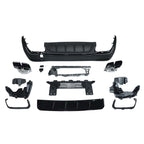 MERCEDES X254 GLC 2023+ REAR DIFFUSER WITH TIPS