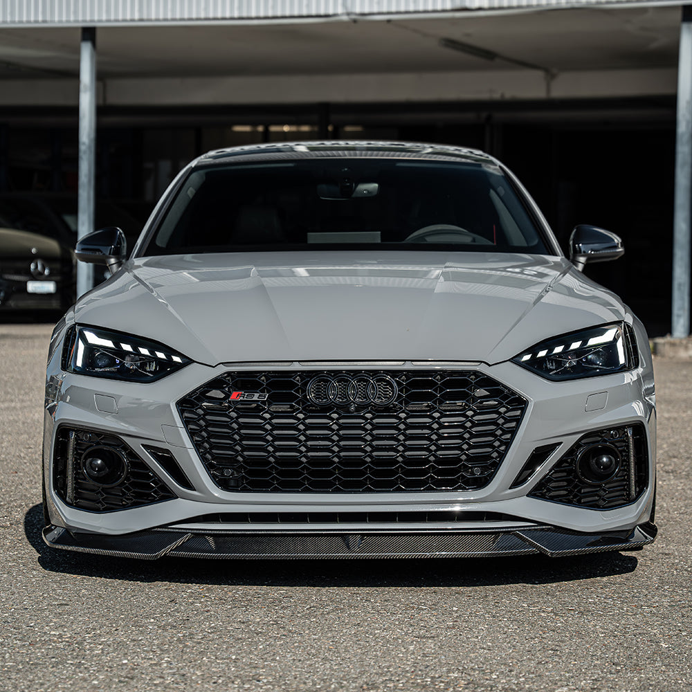 AUDI RS5 B9.5 SPORTBACK & COUPE 2020-2025 CARBON FIBRE SPLITTER - CT DESIGN