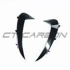 MERCEDES C-CLASS W206 2021-2023 GLOSS BLACK REAR BUMPER TRIM - V2