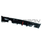 BMW F22/F23 2 SERIES 2014-2020 GLOSS BLACK DUAL EXHAUST DIFFUSER MT STYLE