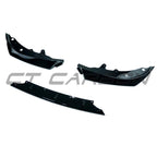BMW G82/G22 M4/4 SERIES 2021+ GLOSS BLACK 3-PIECE SPLITTER