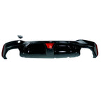 BMW G30/G38 5 SERIES 2016-2020 PRE-LCI GLOSS BLACK DUAL EXHAUST DIFFUSER WITH LED