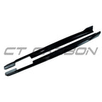 BMW G06 X6 LCI 2023+ GLOSS BLACK SIDE SKIRTS