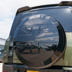 LAND ROVER DEFENDER L663 110 & 90 GLOSS BLACK SPARE WHEEL COVER - V2