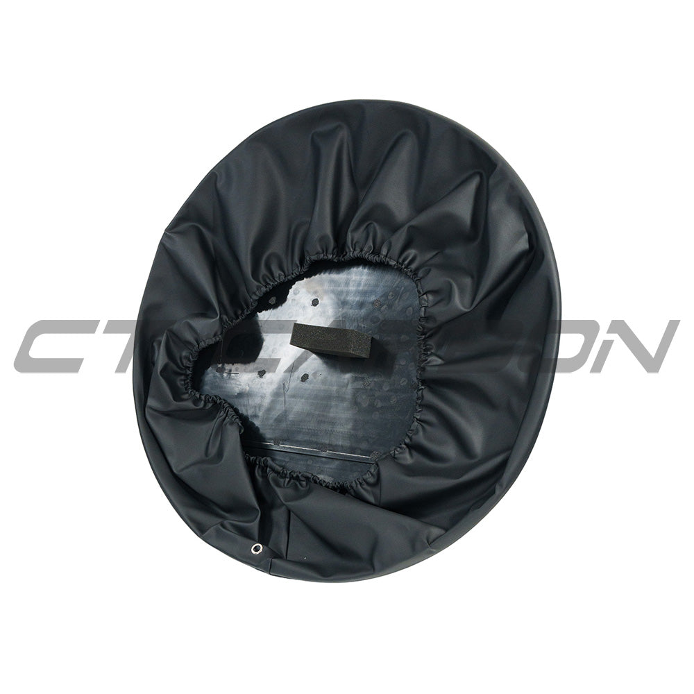 LAND ROVER DEFENDER L663 110 & 90 GLOSS BLACK SPARE WHEEL COVER - V2