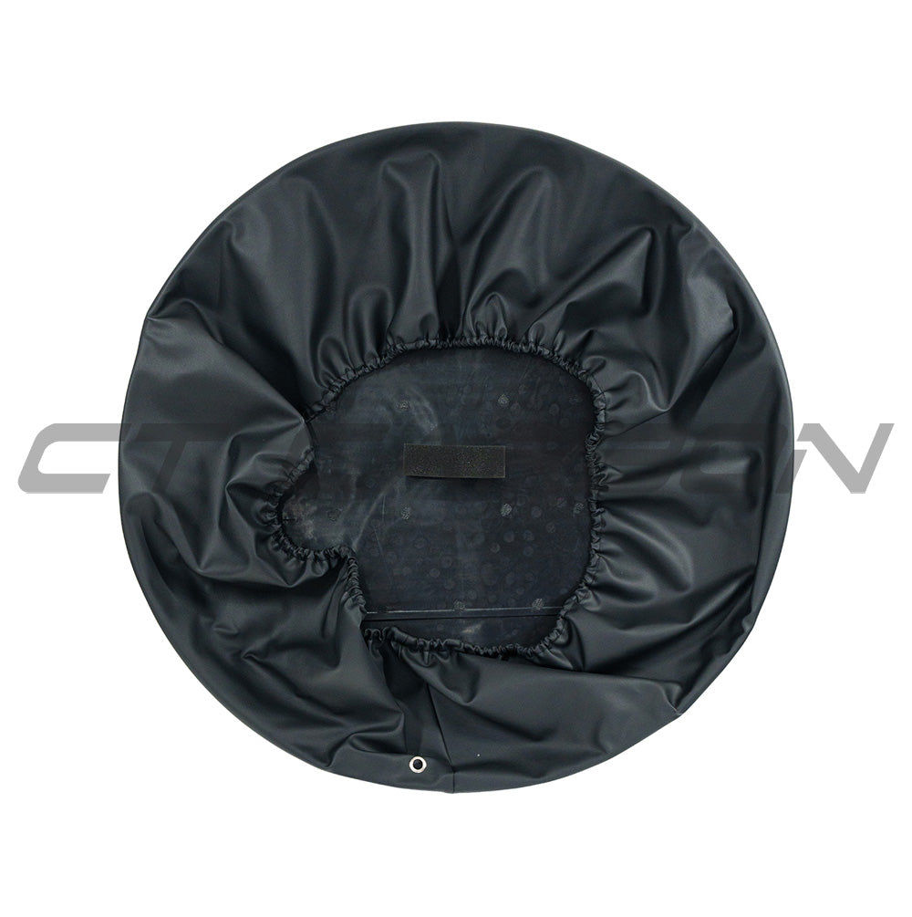 LAND ROVER DEFENDER L663 110 & 90 GLOSS BLACK SPARE WHEEL COVER - V2