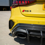 AUDI RS3 8Y 2025+ CARBON FIBRE REAR REFLECTOR DELETE - CT DESIGN