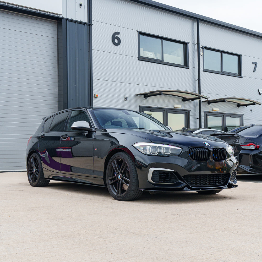BMW F20/F21 1 SERIES LCI GLOSS BLACK SPLITTER - V2