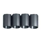 BMW G90 M5 & G99 M5 TOURING 2024+ CARBON FIBRE SLASH CUT EXHAUST TIPS - MATTE BLACK