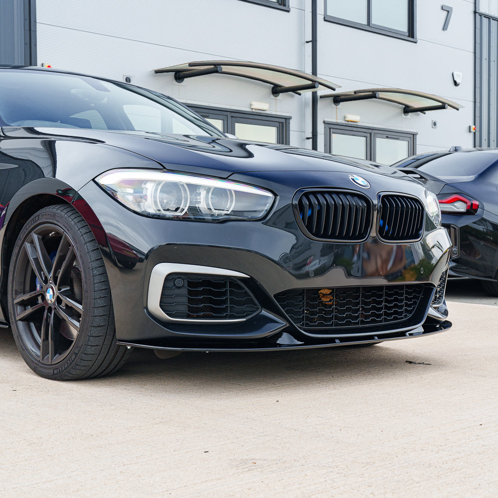 BMW F20/F21 1 SERIES LCI GLOSS BLACK SPLITTER - V2