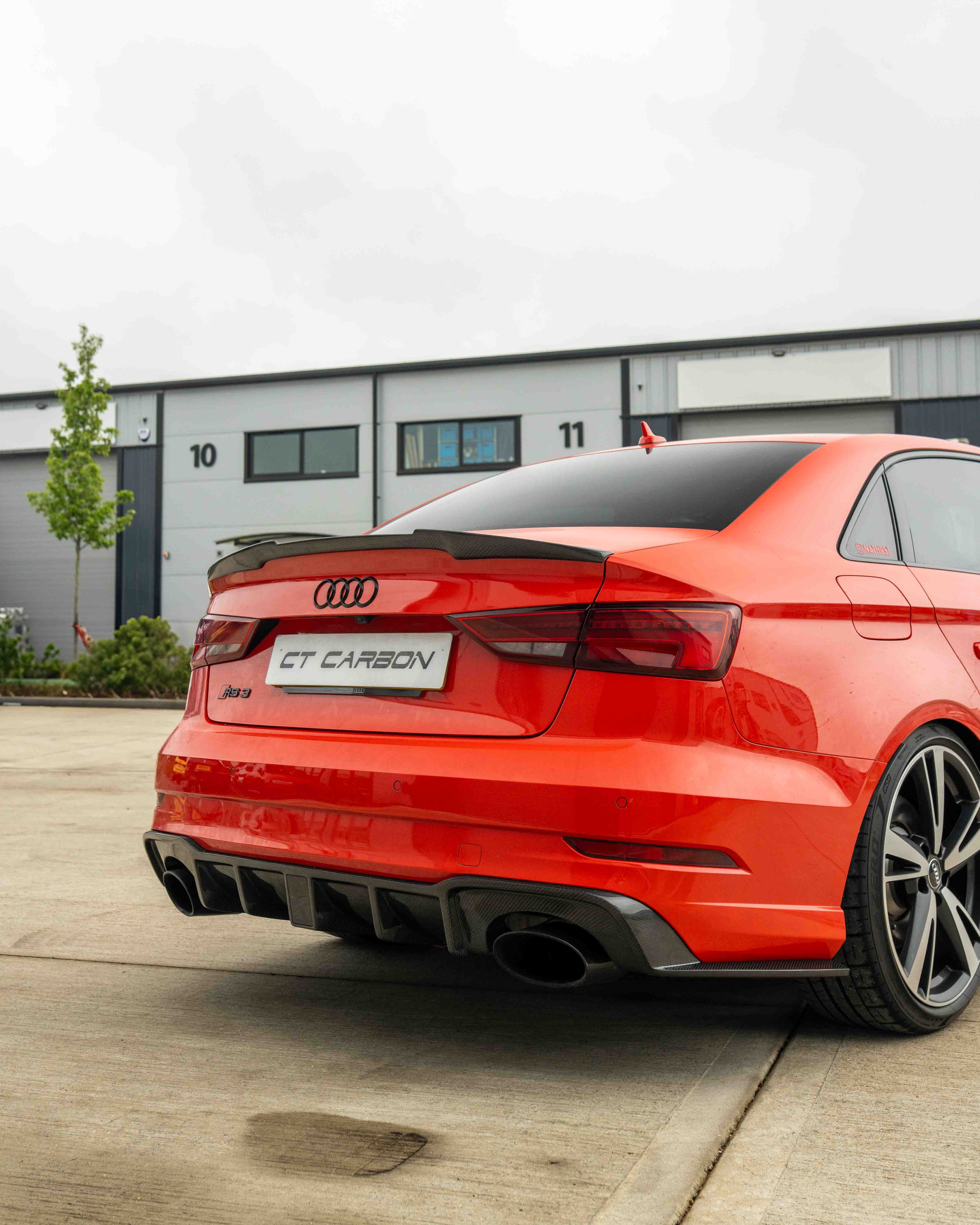 AUDI A3 S3 RS3 8V SALOON CARBON FIBRE SPOILER - V1