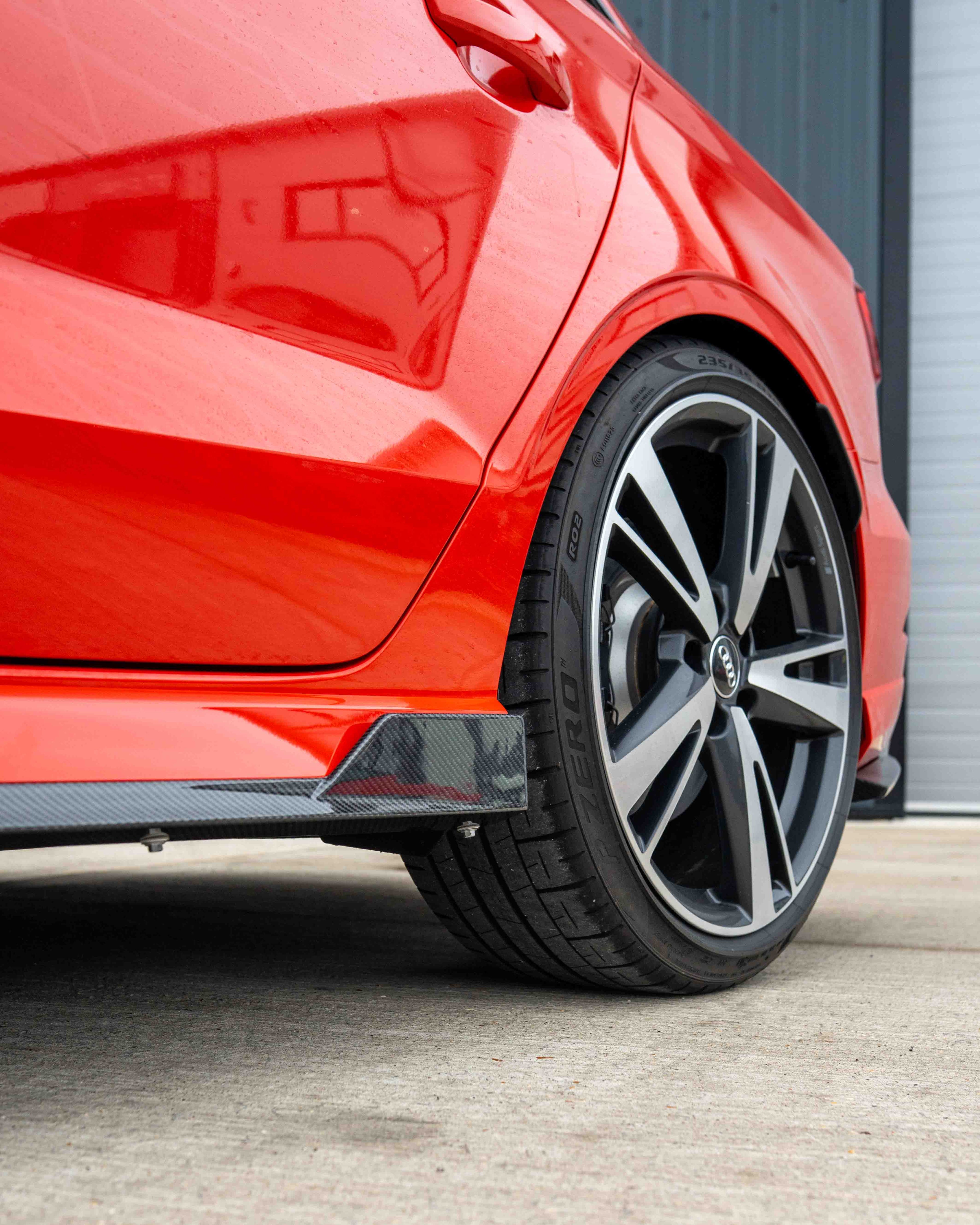 AUDI A3/S3/RS3 8V SALOON CARBON FIBRE SIDE SKIRTS V2