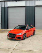 AUDI RS3 8V SALOON CARBON FIBRE SPLITTER V1
