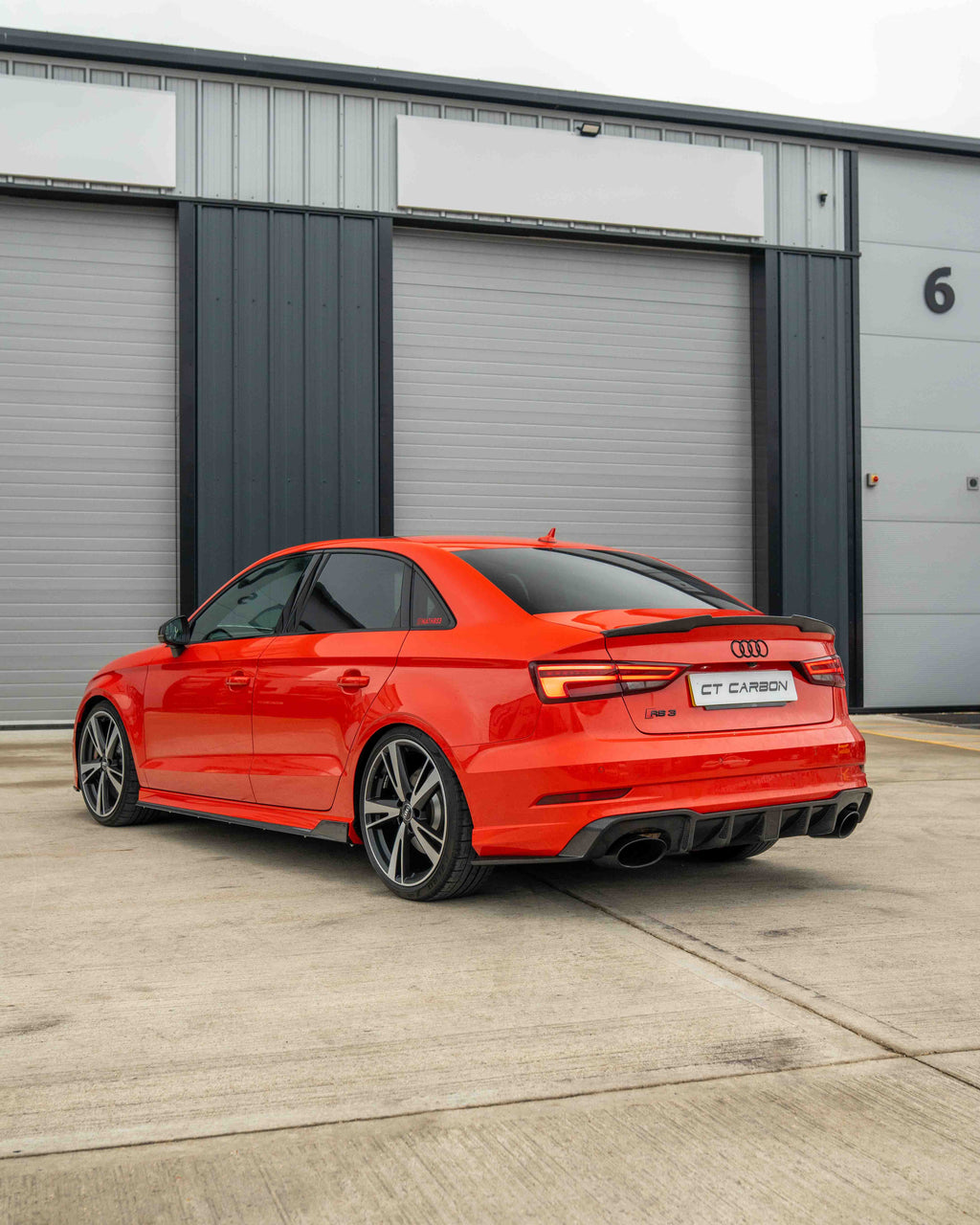 AUDI A3 S3 RS3 8V SALOON CARBON FIBRE SPOILER - V1