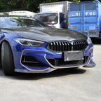 AC Style Carbon Fibre Front Splitter for BMW G14 G15 G16 8 Series 18-Present