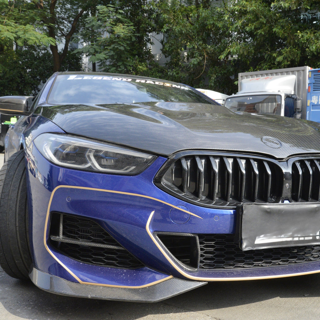 Pre-preg Carbon Fibre Front Bumper Trims for BMW G14 G15 G16 8 Series 18-21