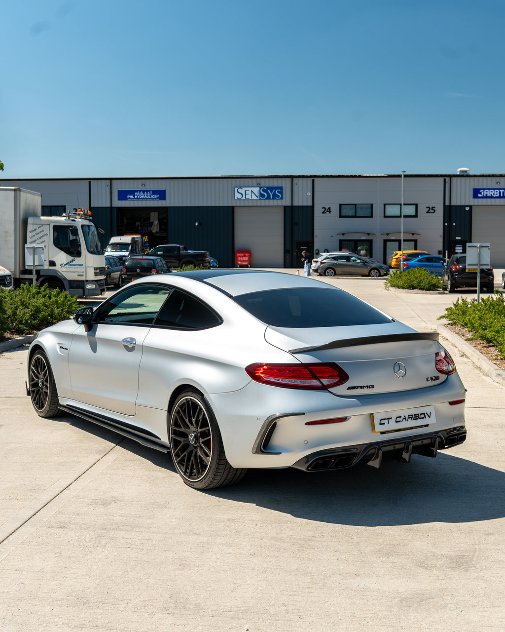 MERCEDES C63/C63S W205 COUPE CARBON SPOILER - V1