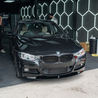 BMW 3 SERIES F30/F31 GLOSS BLACK SPLITTER - MP STYLE
