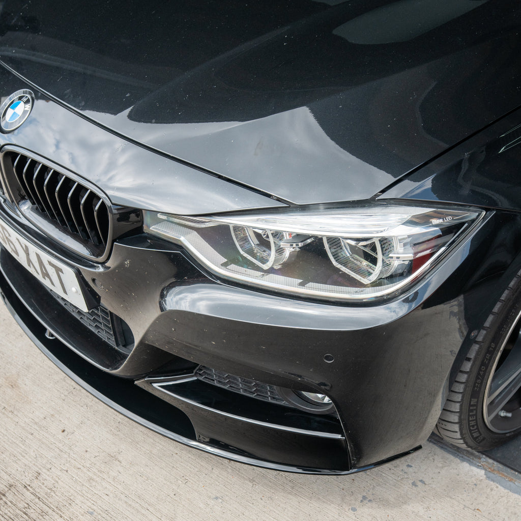BMW 3 SERIES F30/F31 GLOSS BLACK SPLITTER - MP STYLE