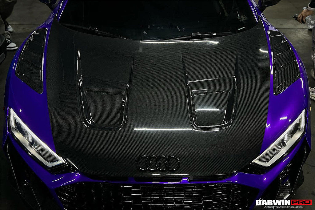 DARWINPRO - AUDI R8 COUPE / SPYDER 2016-23 IMPII CARBON FIBRE HOOD BONNET