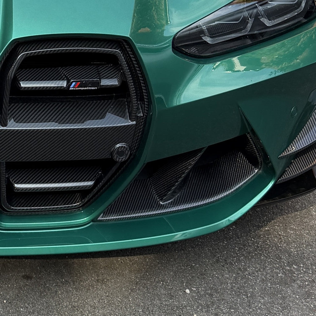 Carbon Fibre Front Bumper Inserts for BMW G80 M3 G82 G83 M4 21-Present