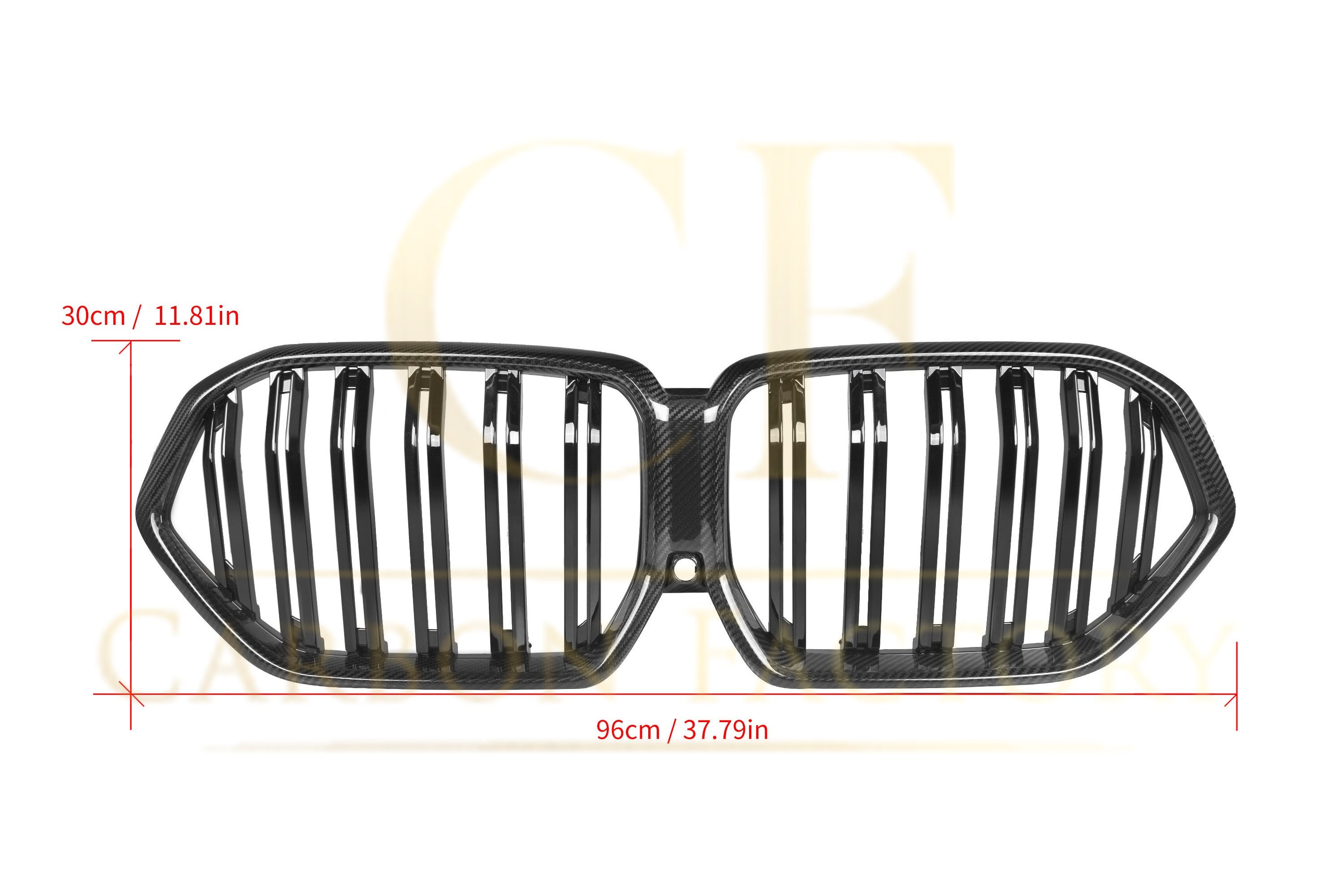 Pre-preg Carbon Fibre Front Grille for BMW G06 X6 F96 X6M 19-22