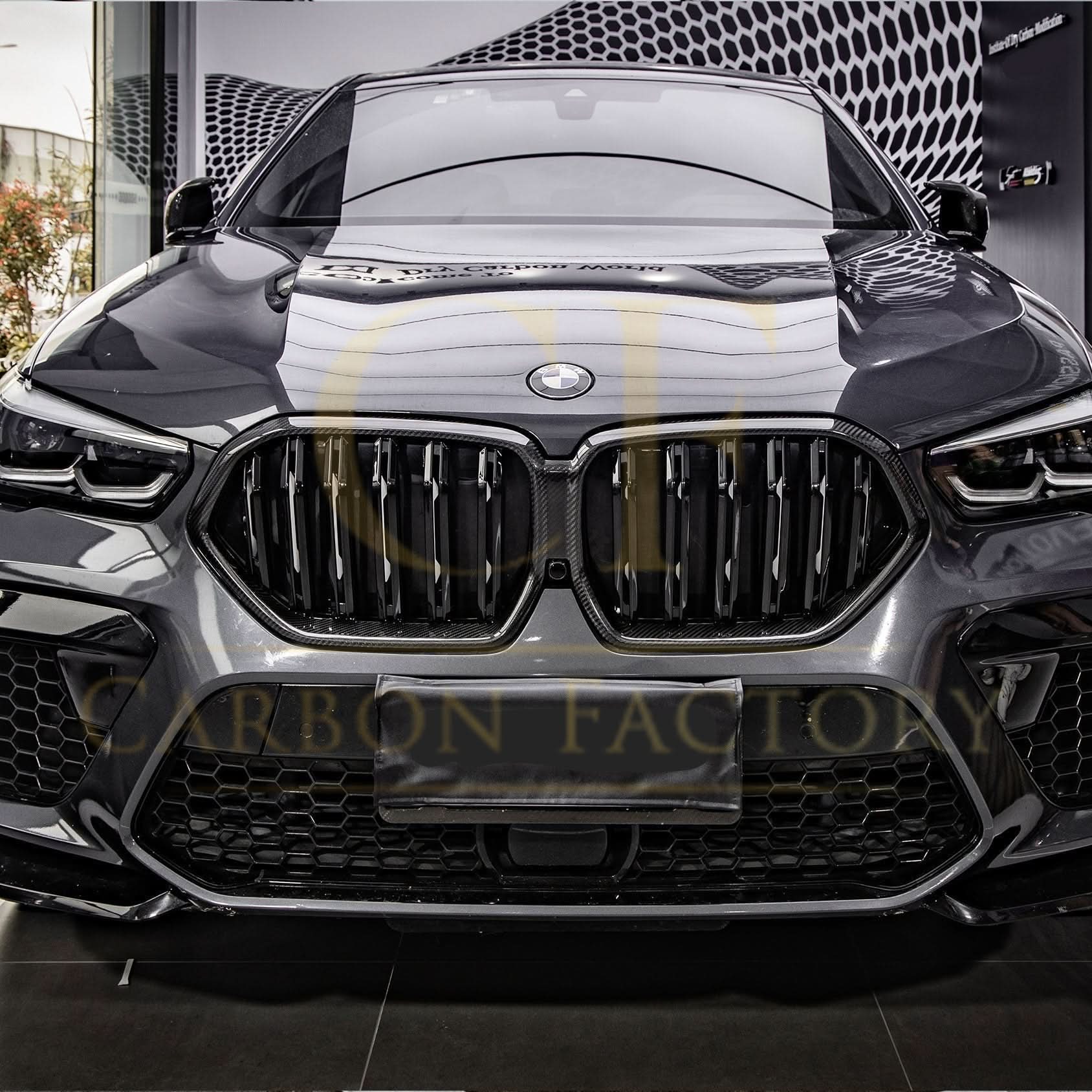 Pre-preg Carbon Fibre Front Grille for BMW G06 X6 F96 X6M 19-22