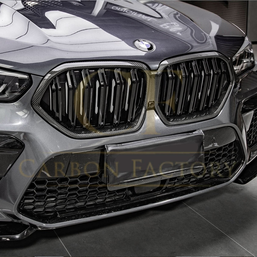 Pre-preg Carbon Fibre Front Grille for BMW G06 X6 F96 X6M 19-22
