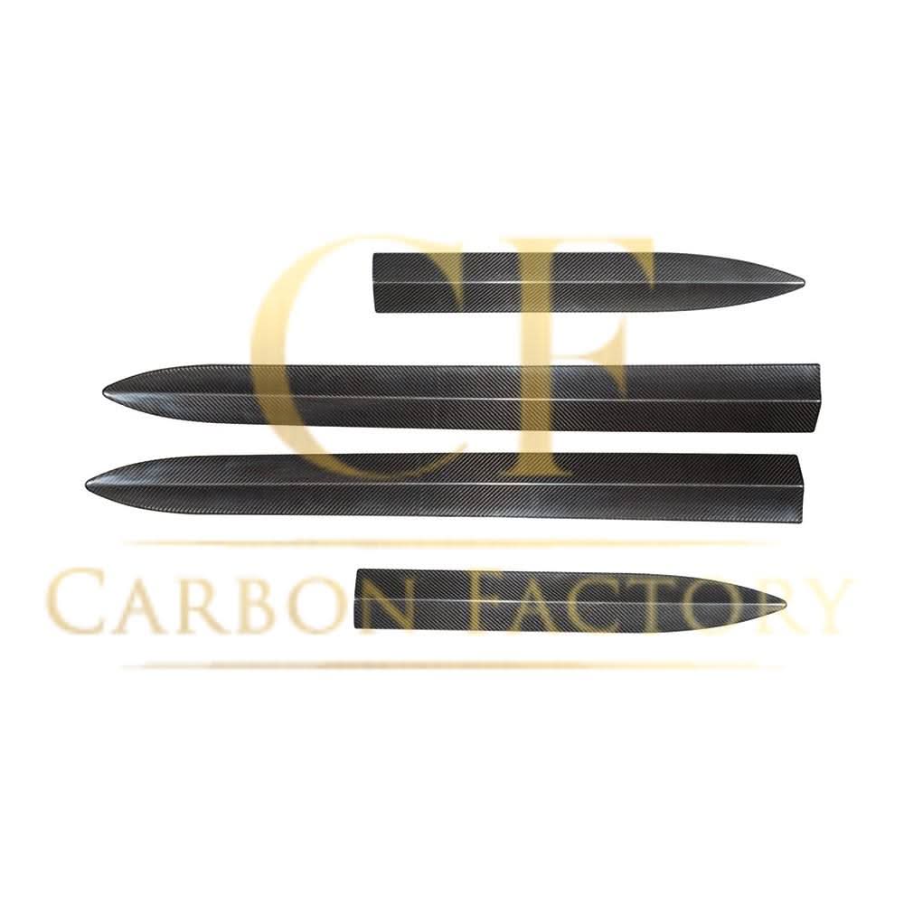 Dry Carbon Door Line Trims Covers (4 Pieces) for Tesla Model 3 16-23