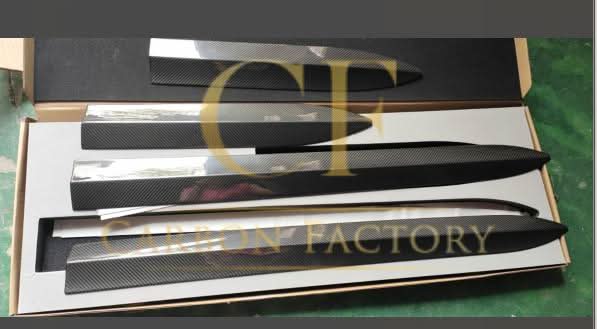 Dry Carbon Door Line Trims Covers (4 Pieces) for Tesla Model 3 16-23