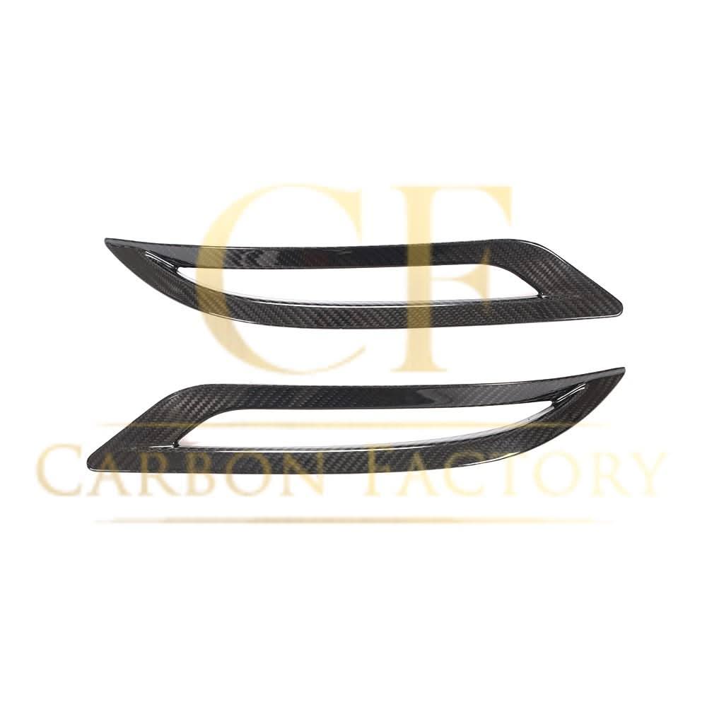 Dry Carbon Rear Bumper Reflector Cover Trims for Tesla Model 3 16-20